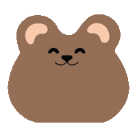 Fox Bear Sticker by Oh my Coco