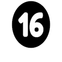 Number Blanco Sticker