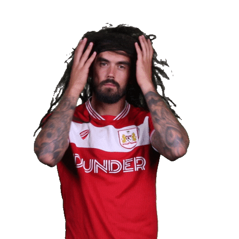 long hair smile Sticker by Bristol City FC