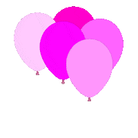 Party Pink Sticker