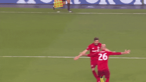 TorontoFC giphyupload football soccer celebration GIF