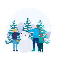 Christmas Snow Sticker by Doctolib