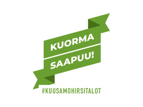 Kuorma Saapuu Sticker by Kuusamo Hirsitalot Oy