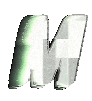 Glitch M Sticker by #BASILIO