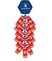 Happy Fire Sticker by Sansiri PLC