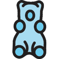 Bear Vitamin Sticker by Herbaland Naturals Inc.