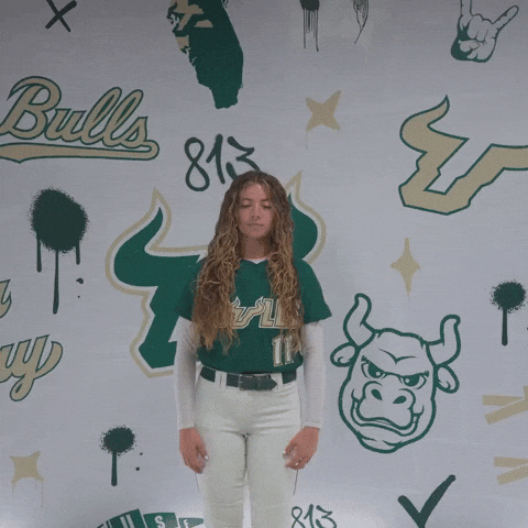 South Florida Horns Up GIF by USF Athletics