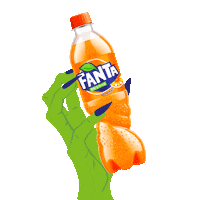 Fanta_korea halloween mcdonalds trick or treat fanta Sticker