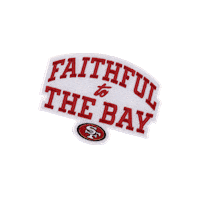 Niners Faithful Sticker by San Francisco 49ers