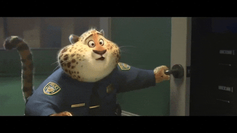 giphygifmaker disney awe leopard zootopia GIF