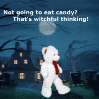 Teddy Bear Halloween GIF