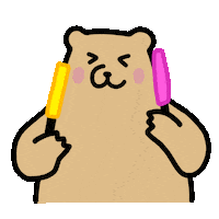 Happy Party Sticker by xiuxiubear