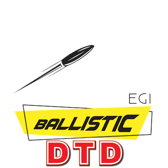 Ballistic Sticker by DTD squid jigs