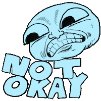 No Angry Sticker by Vienna Pitts