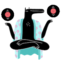 Dj Disco Sticker by Mirjam Debets
