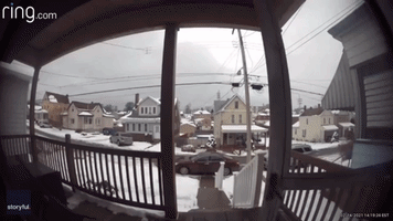 Pittsburgh Man Slips on Icy Steps While Taking Out Garbage