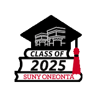Graduation State Sticker by SUNY Oneonta