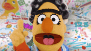 muppetwiki mom finger shame sesame street GIF