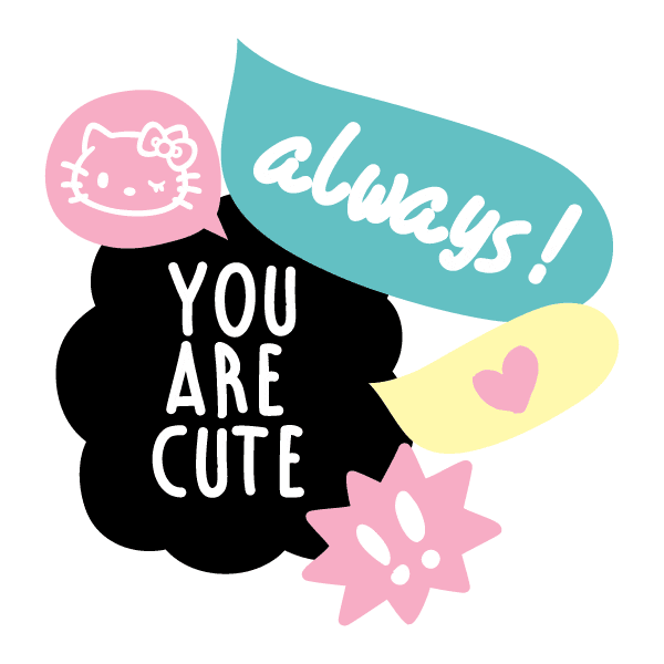 Sanrio giphyupload hello kawaii kitty Sticker