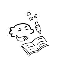 remullagames thinking book think study Sticker