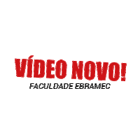 Youtube Video Novo Sticker by Faculdade EBRAMEC
