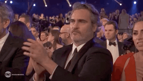 Joaquin Phoenix Applause GIF by SAG Awards