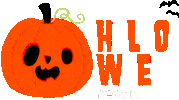 Halloween Orange Sticker by Neotix