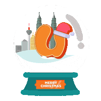 Merry Christmas Sticker by U Mobile