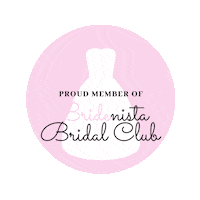 Bridenista bryllup brud bridenista bridenistabridalclub Sticker