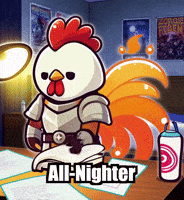 Late Night Study GIF by Zorooster