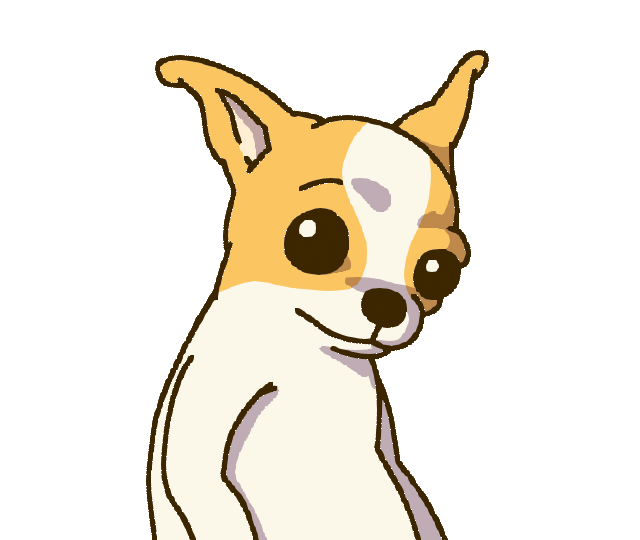 Animation Dog Sticker