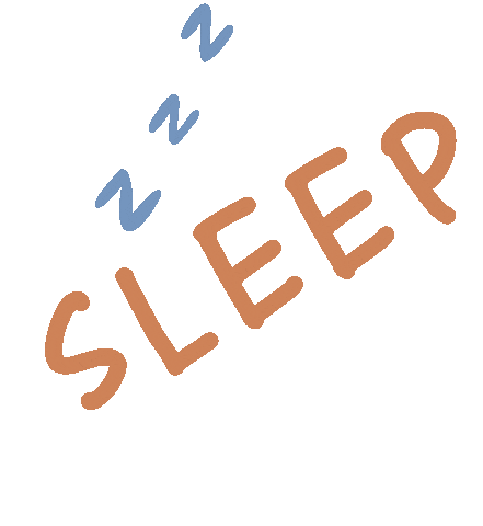 Sleepy Text Sticker