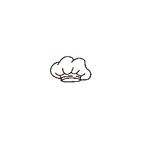 13Toque Sticker by Akaadi