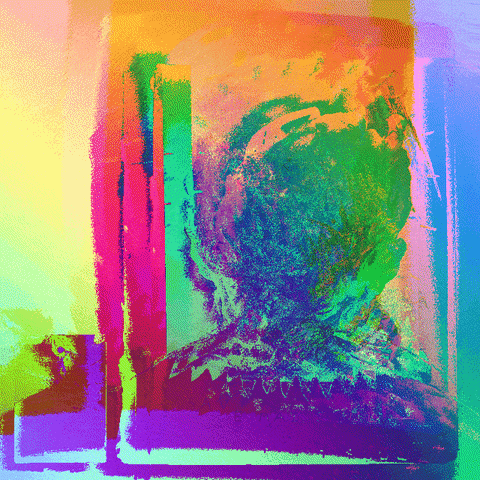 Rainbow Glitch GIF by grrrri