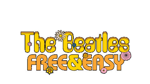 The Beatles Sun Sticker by Free & Easy