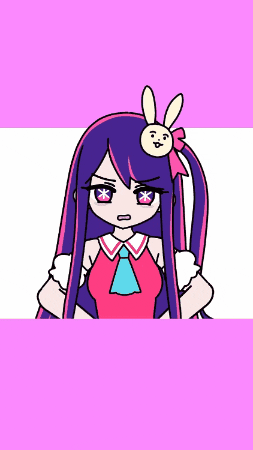 KonoaiChan giphygifmaker dance rabbit hole ai hoshino GIF