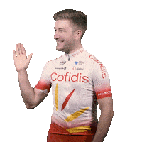 cofidis cycling hello Sticker by Team Cofidis - #CofidisMyTeam