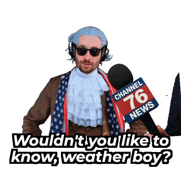 Wouldnt You Like To Know Weather Report Sticker