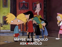 hey arnold nick splat GIF