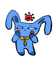Bunny Love Sticker by Florens Debora