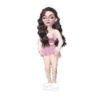 Girl Sticker by Bel Diniz