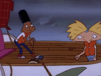 hey arnold nick splat GIF