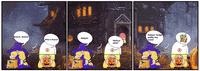 Knock Knock Halloween GIF