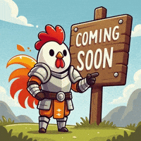 zorooster cartoon chicken zorooster coming GIF