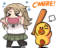 Angry Run Sticker by Jin