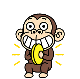 seikou_y giphyupload happy clap monkey Sticker