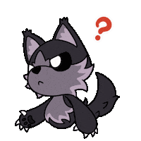 Confused Question Mark Sticker by Christophers Genie