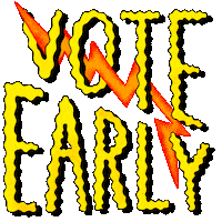 Vote Early Election 2020 Sticker by INTO ACTION