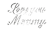 Love You Mommy Family Sticker