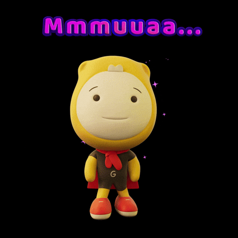 Flying Kiss Love GIF by Gumazing